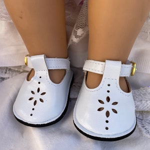 18 inch white doll shoes, Accessories for 18” white Mary Jane shoes, Doll accessories Be Just Me Doll Clothes bestseller