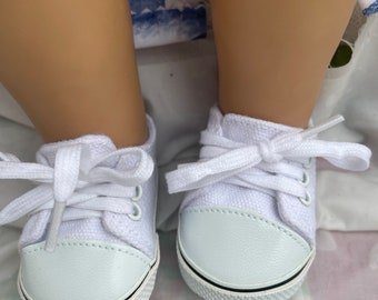 Doll Clothes For 18 Inch Dolls Girl Canvas Tennis Shoes Sneakers Shoes Funny @ev 