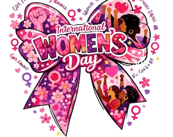 Internationaler Frauentag PNG | Feministisches T-Shirt Design | Frauenrechte und Empowerment
