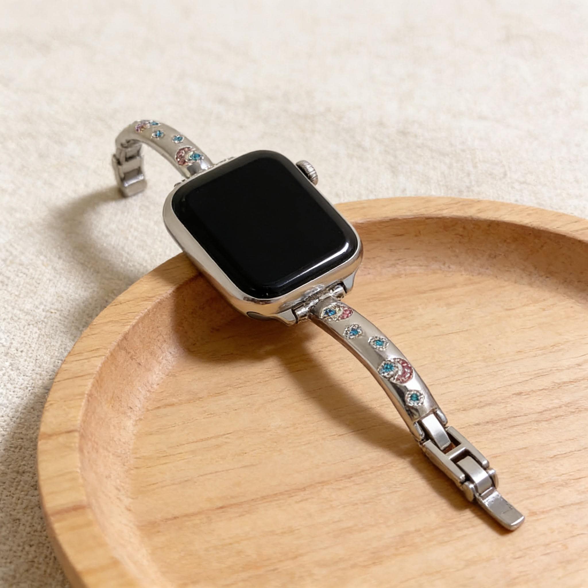 Antique Silver Apple Watch Band - Etsy