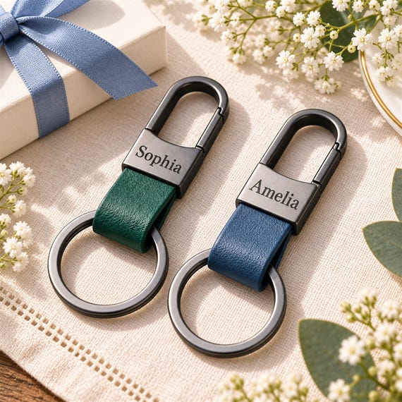 Top 3 Personalized Leather Keychains for Men: Practical & Stylish Gift Ideas