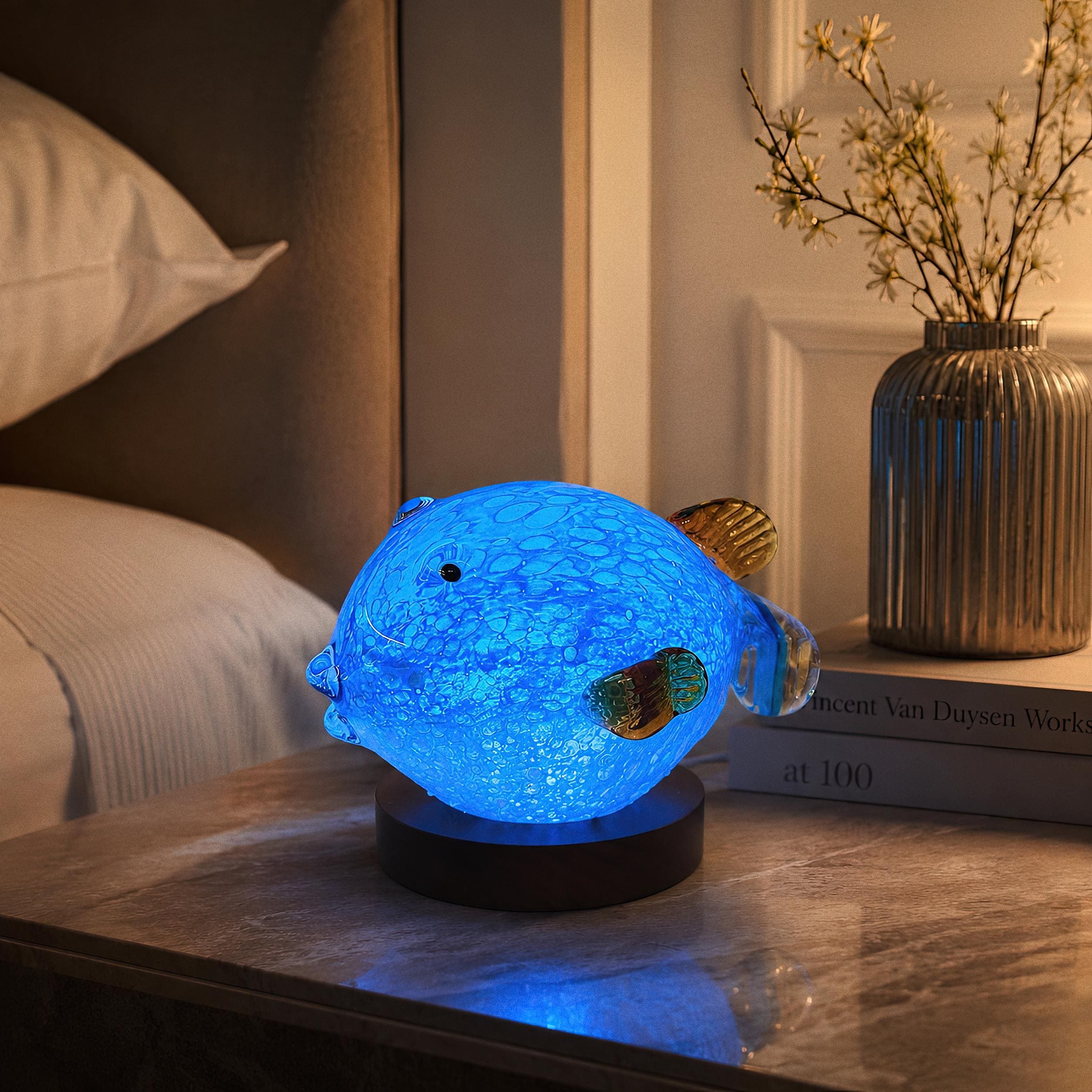 Puffer fish lamp - Etsy 日本