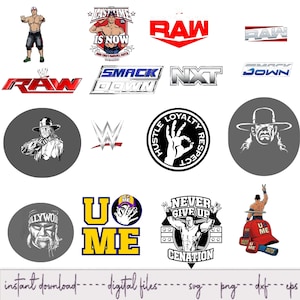 SVG and PNG Files, wwe svg