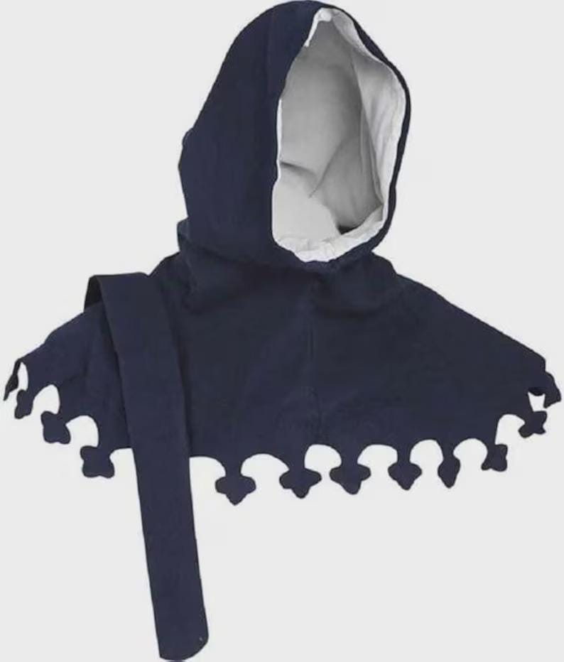 Medieval Knight Liripipe Hood With Bottom Design Cap Style Headwear - Etsy