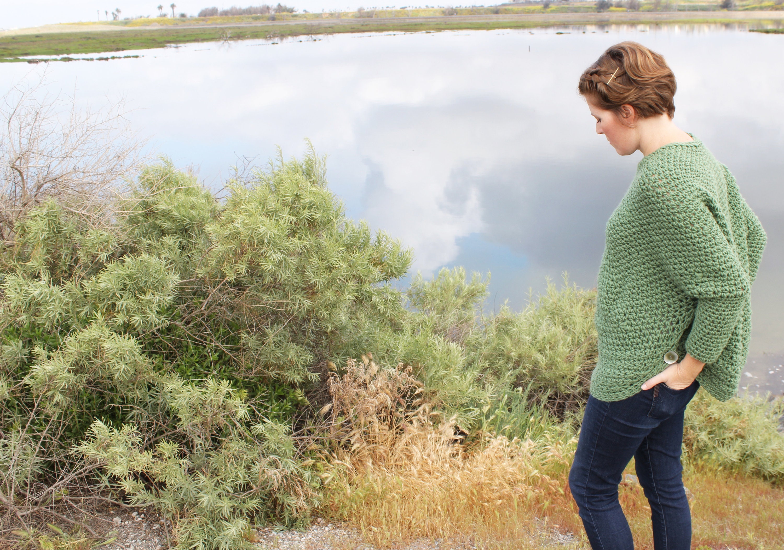 Crochet Pattern: The Ebb and Flow Pullover one Size fits