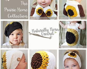 Instant Download 7 Pattern e-Book: The Prairie Home Collection