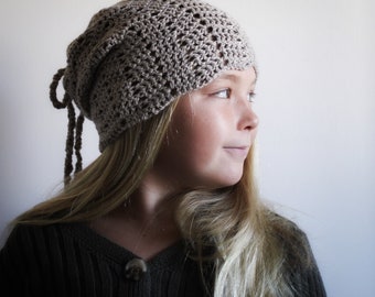 Crochet Pattern: The Rolling Hills Convertible Beanie Cowl lace autumn