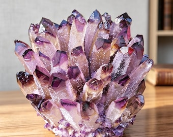 300G+ Natural Purple Crystal Cluster, Crystal Gifts, Mineral Specimen, Home Decor, Quartz VUG