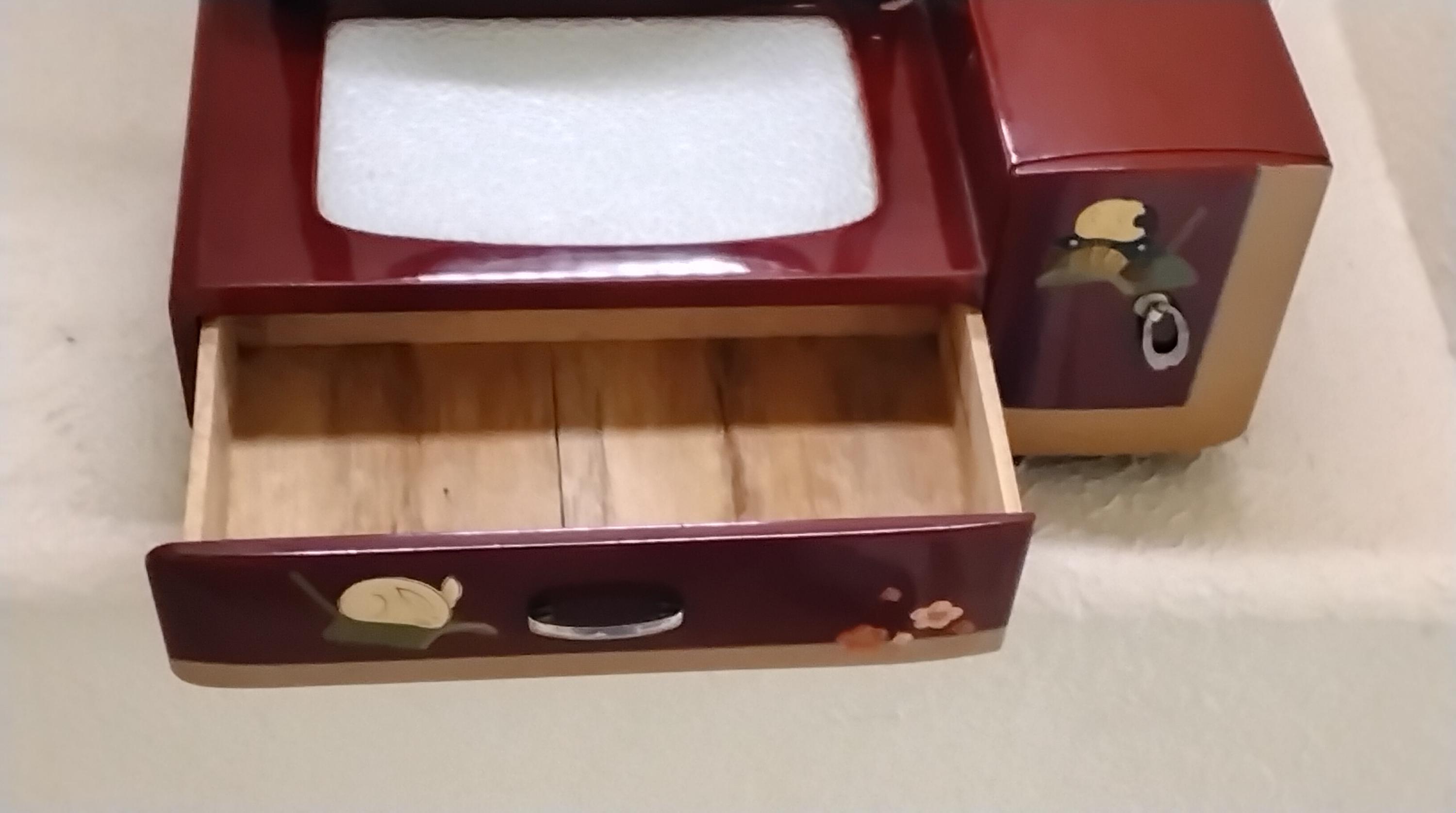 【maiko様】mirror_3b,4b アンティークシェイプミラー Vintage Geisha Maiko Japanese Lacquar Small Kyodai 12