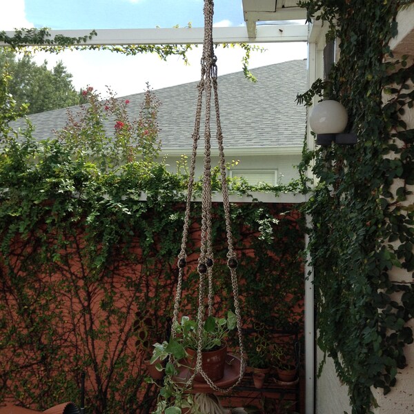 Twine Plant Hanger Etsy