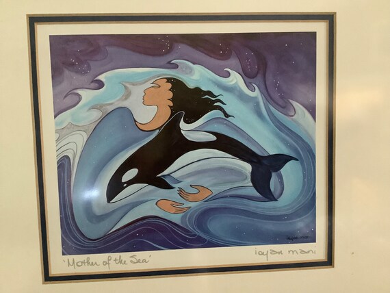 Mother of the Sea■Maxine Noel・ioyan mani Mother Of The Sea by Maxine Noel, Indigenous Art, First