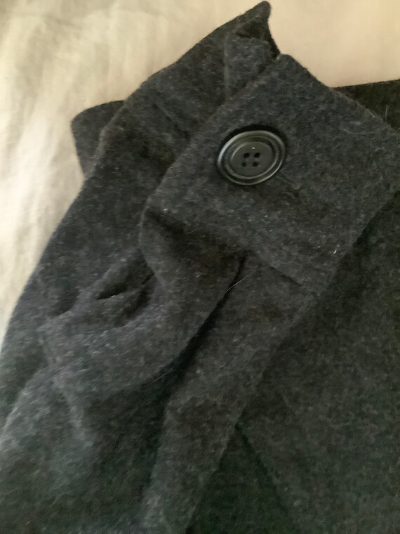 DKNY CLASSIC~ Wool Blend~ Grey~Boxy Jacket ~Side … - image 6