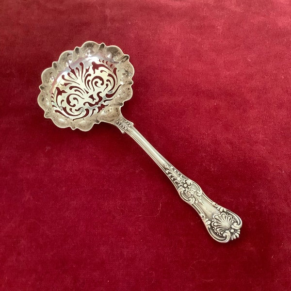 Tiffany & Company~ Sterling Silver Sugar Sifter Spoon ~Pattern 1886, M~Antique