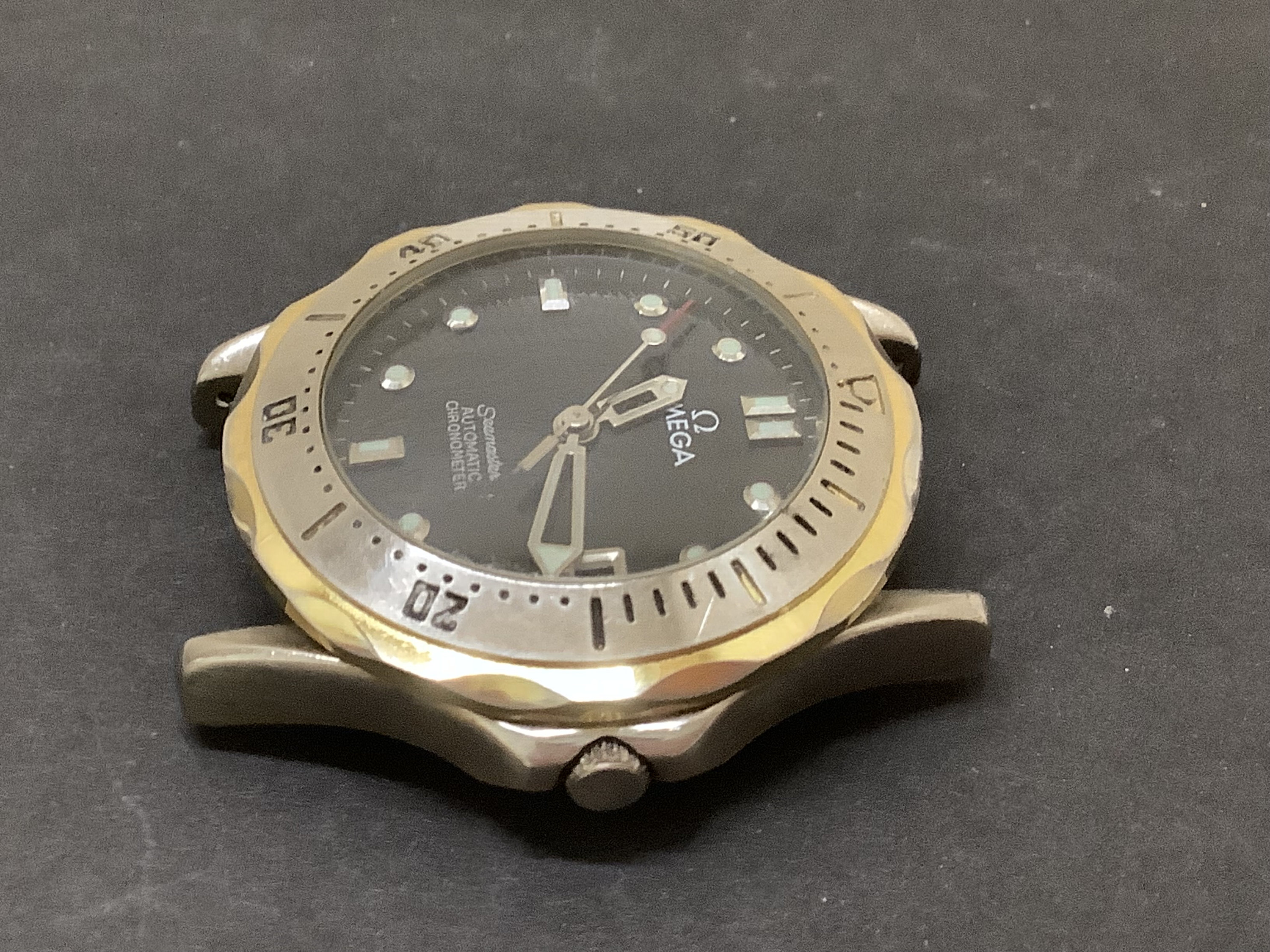 Vintage Rare Skeleton Omega 388 Seamaster Chronometer Men's Watch