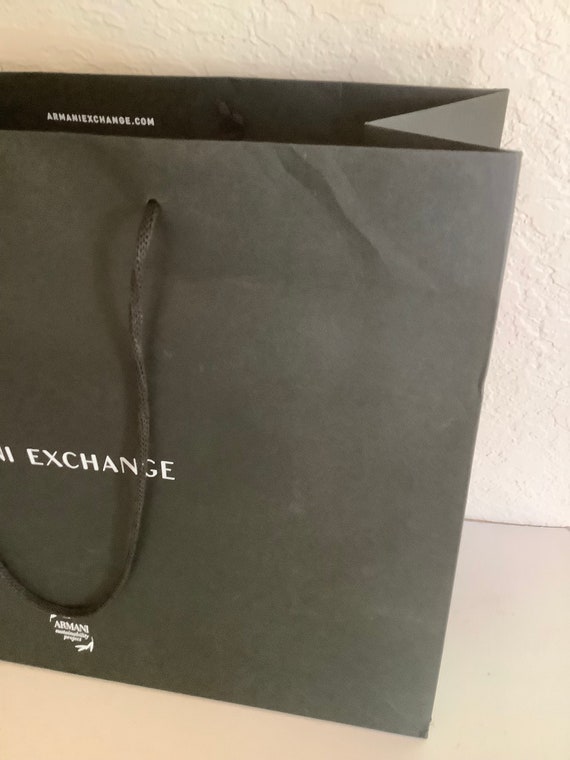 Armani exchange paper bag sale