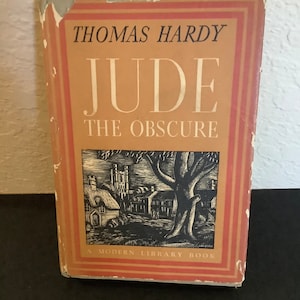Jude The Obscure~A Modern Library Book : Thomas Hardy 1923 HCDJ