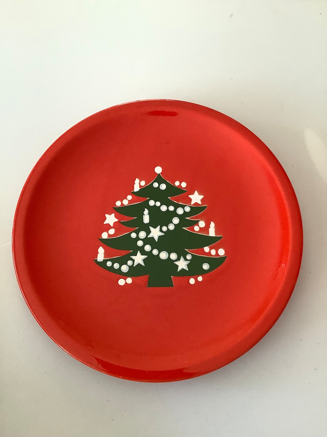 Waechtersbach christmas tree dinner plates