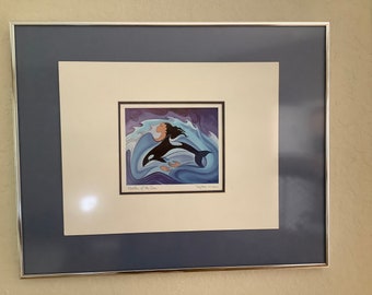 Maxine Noel Ioyan Mani Framed Woman Print, Approch of the Feature