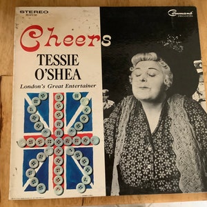 Tessie O&#39;Shea Cheers~Stereo LP 33 giri Gatefold~Command Records RS 872SD~VG+
