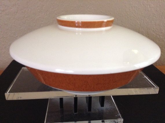 Mikasa Mediterrania Covered Casserole Burnt Orange Versatile Retro