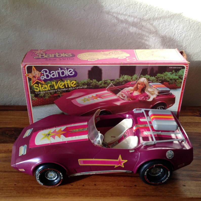 barbie star vette car