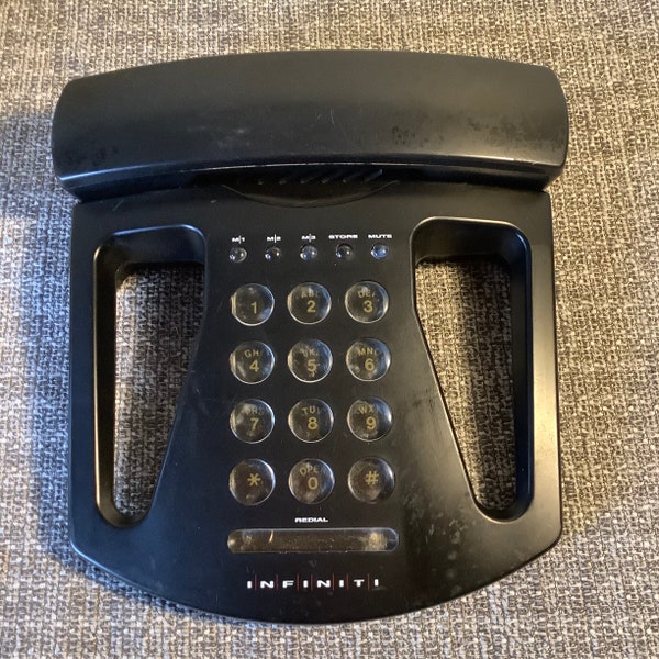 Vintage Conair Corporation~INFINITI~Black~Avant Garde~Landline Telephone~XS1004