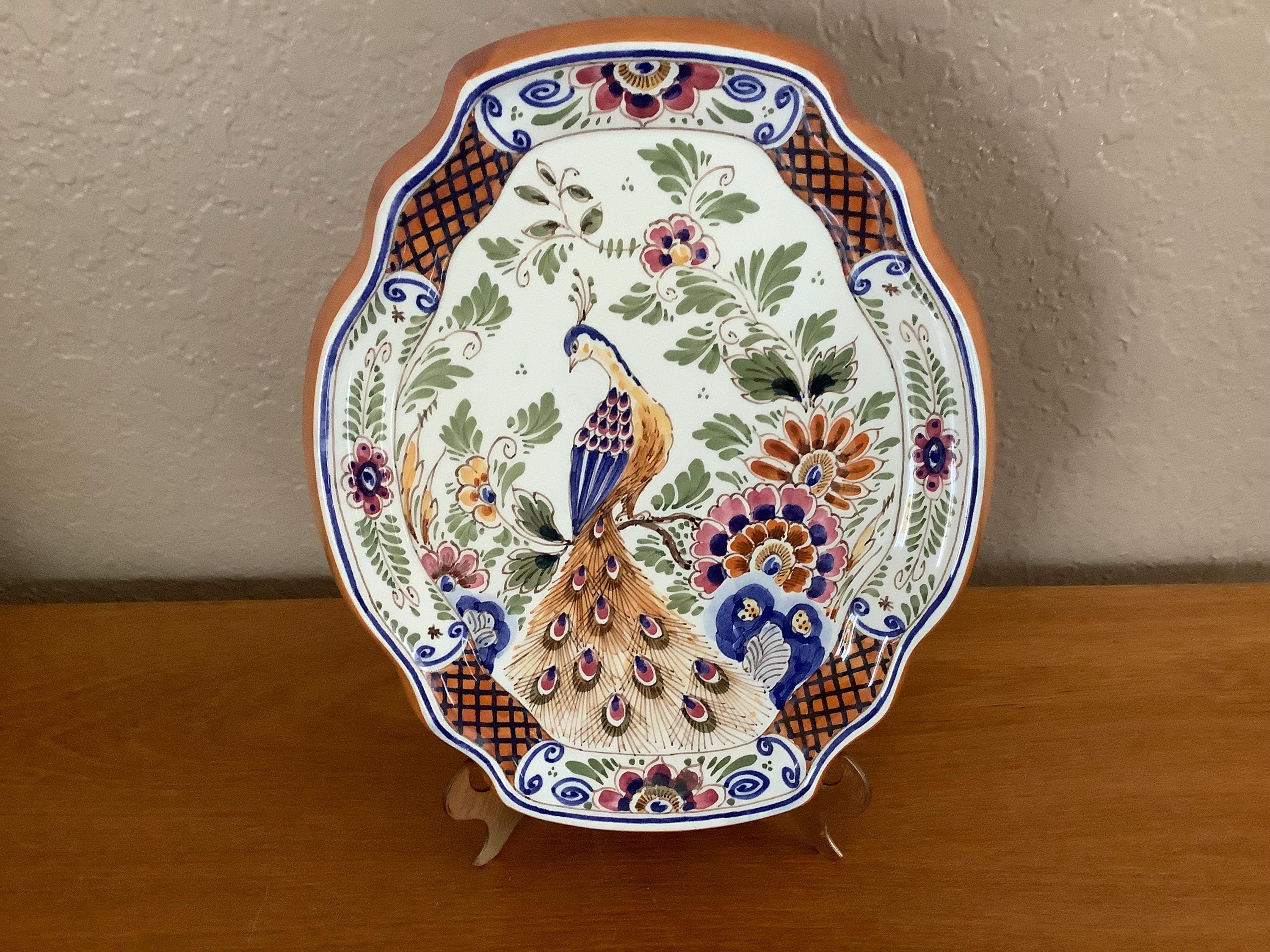 Delft polychrome ポット Antique DELFT Holland large polychrome tobacco jar. Marked