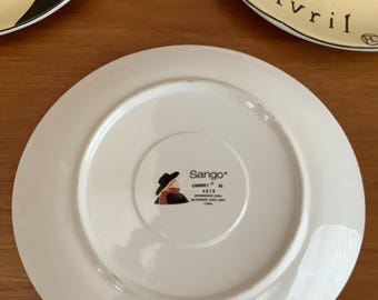 Set of Vintage Sango Cabaret~cups Saucers~jane Avril