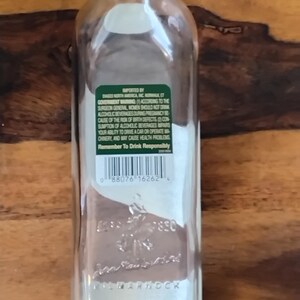 Vintage Johnnie Walker Green Label Empty Bottle with Commemorative Wood Box image 9