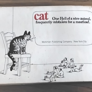 First Edition, 1975 CAT Cartoon Paperback Book by B. Kliban