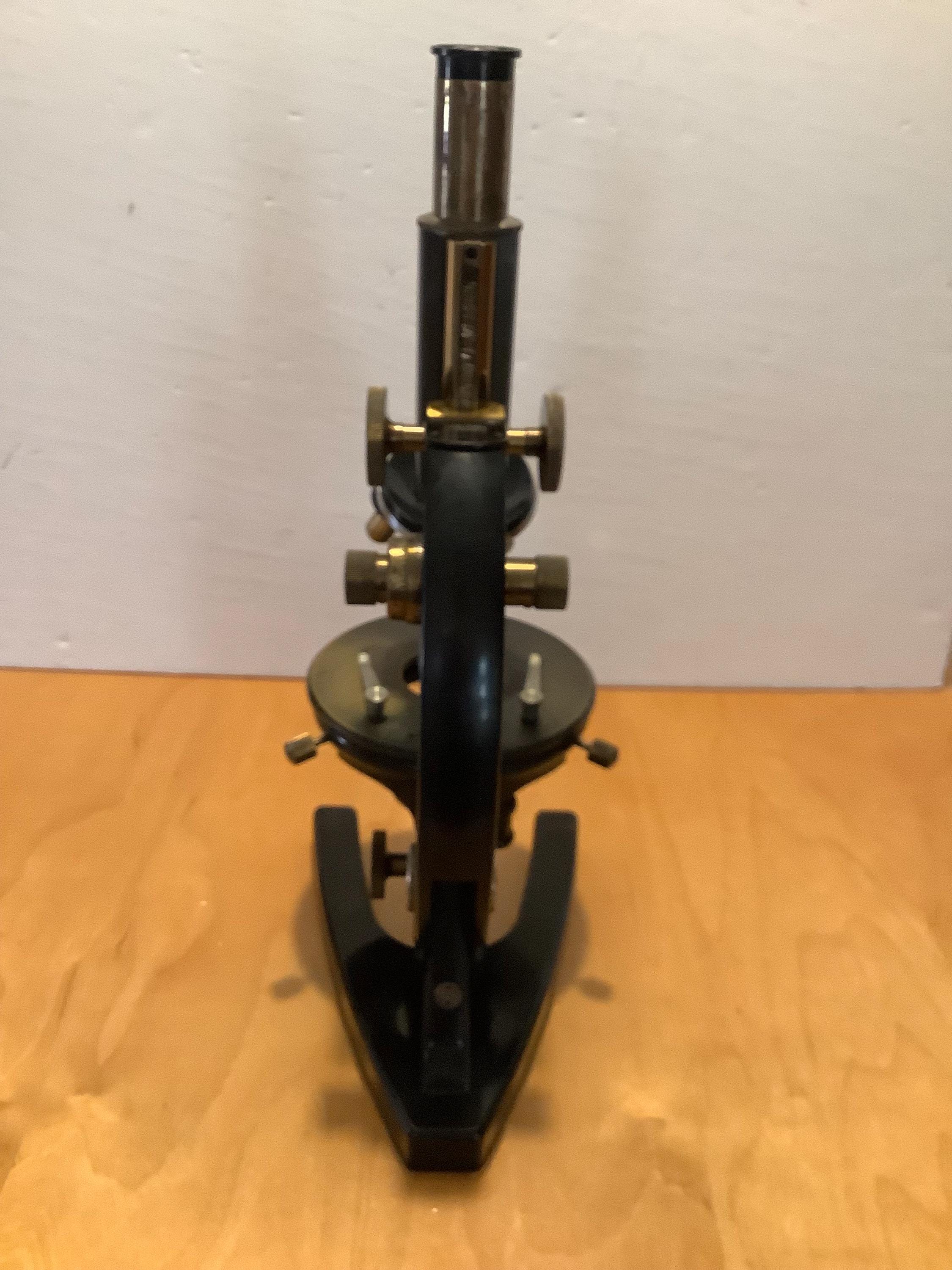 Vintage 1918-20 Carl Zeiss Jena Microscope With Original