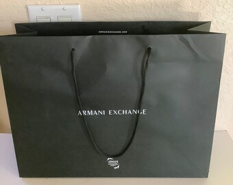 Armani 2025 plastic bag