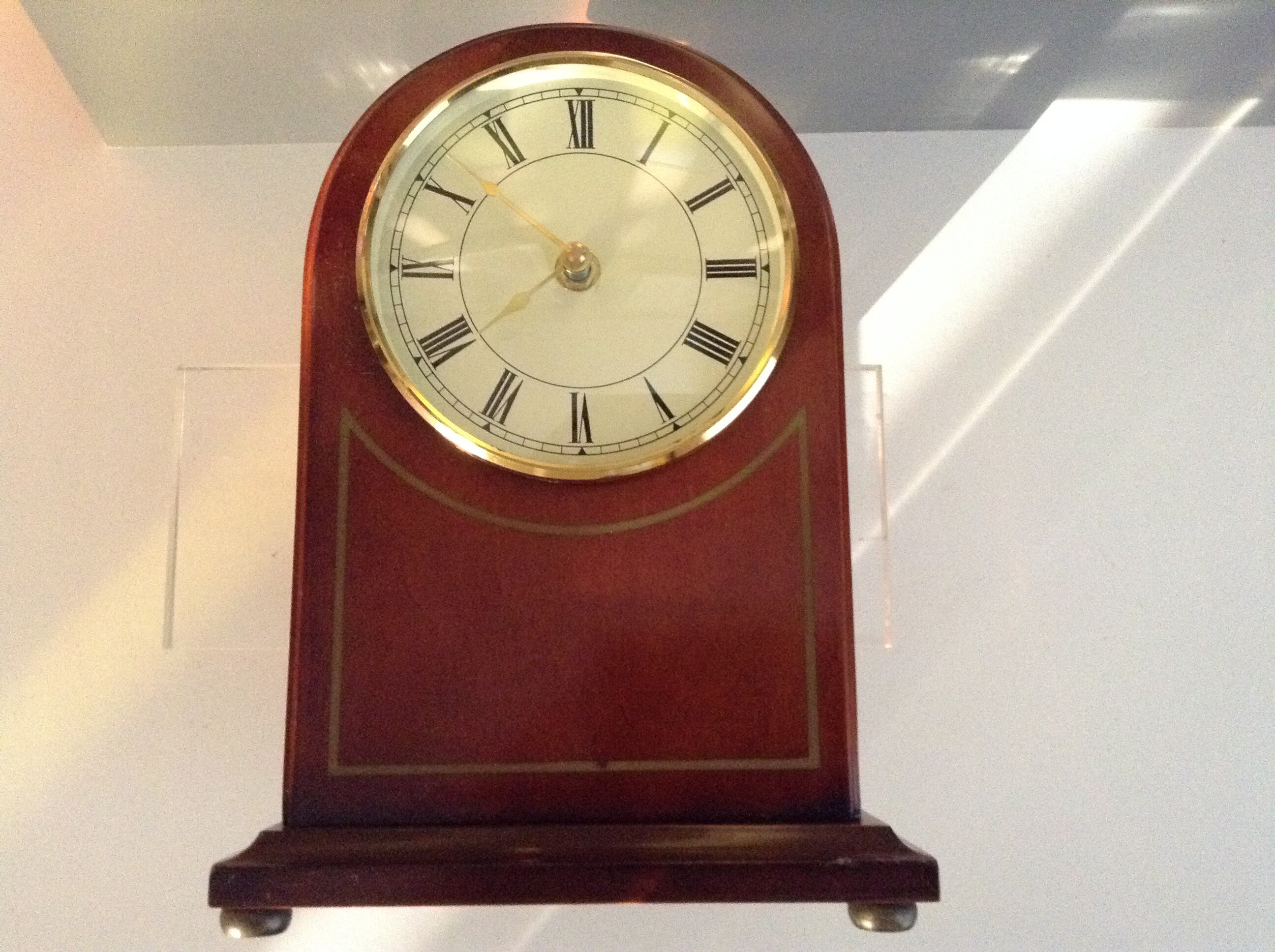 Home Décor Clocks VintageThe Bombay Company Wood Mantle Desk Office