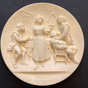IL Barbiere Di Siviglia~ La Scala Opera Collection 1st Edition in Ivory Bisque~Plate