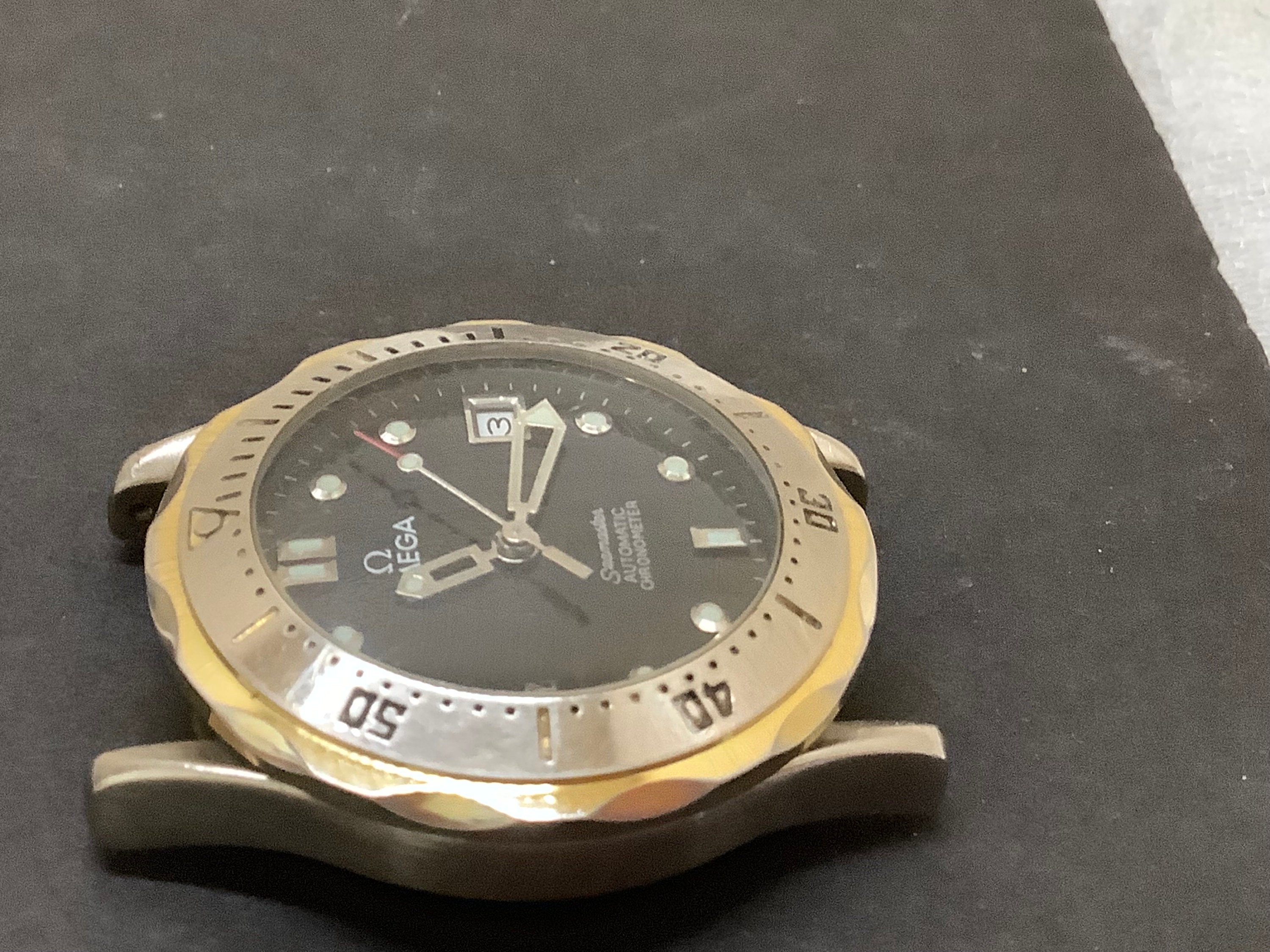 Vintage Rare Skeleton Omega 388 Seamaster Chronometer Men's