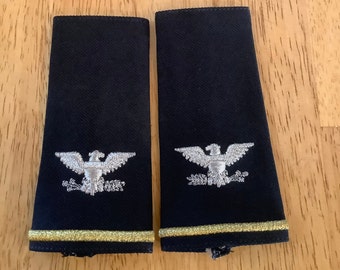 COLONEL COL 0-6 Grote epaulet enkele set van twee