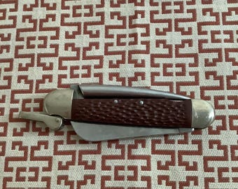 Camillus Sailors Riggers Folding Blade Knife w Marlin Spike