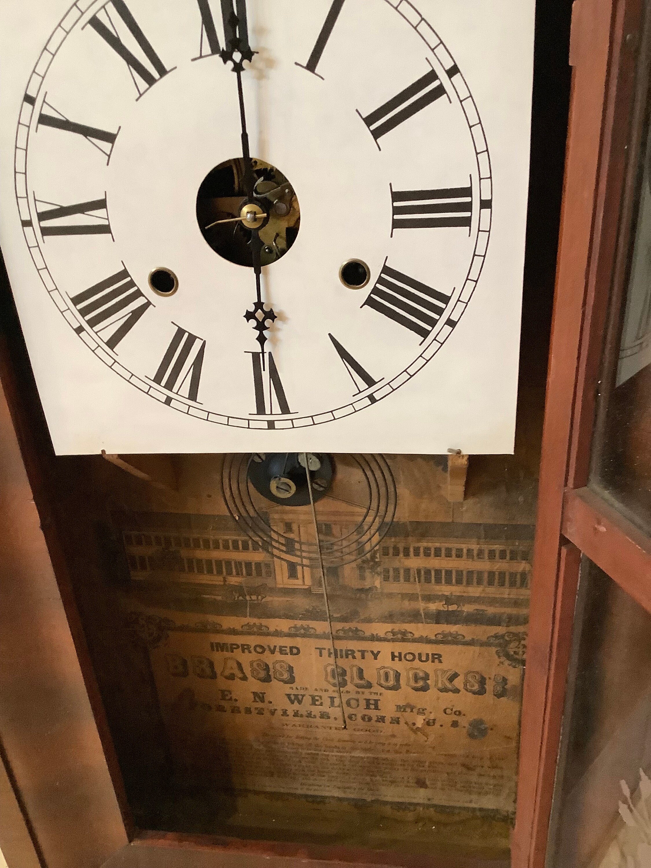 E. N. Welch Mfg. Co. Dolarアンティーク時計