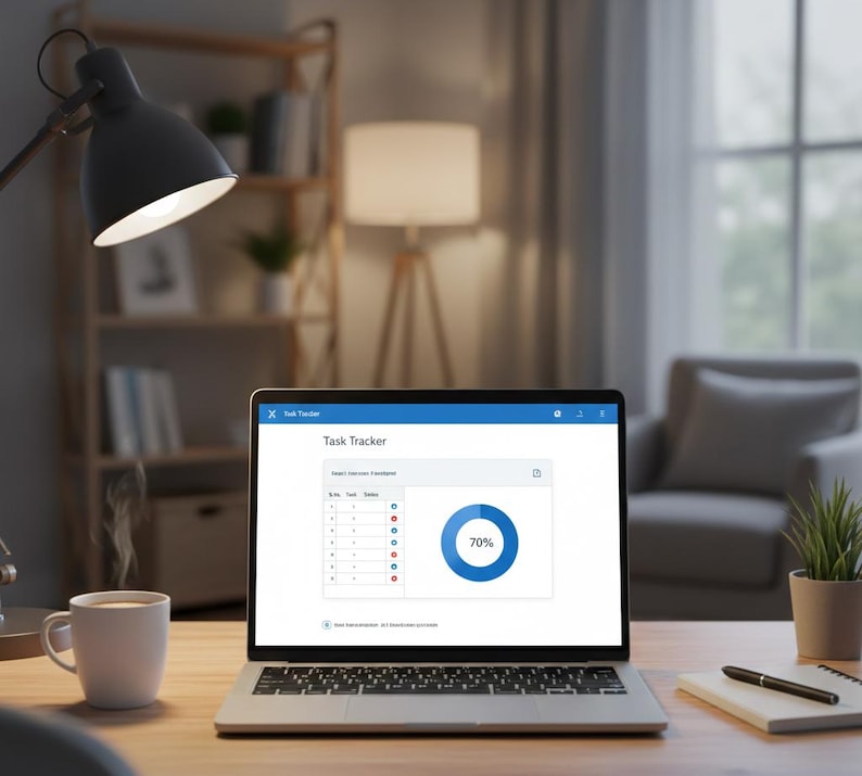 Task Tracker Excel Template | Project Management Spreadsheet | Daily ...
