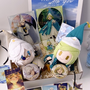 Häxhatt Atelier Qifrey och CoCo Plyschpresentask | 17 cm / 6,69 tum docka, med stående, nyckelring och märke, perfekt födelsedagspresent