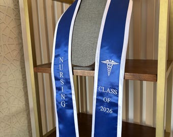 Nursing graduation stole class of 2026
