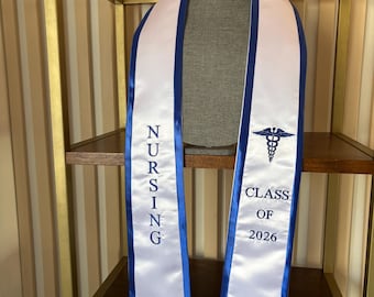 Nursing graduation stole class of 2026