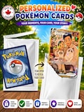 Personalized Custom Anniversary Pokemon Holographic Card, Engagement Couple Wedding Card, Birthday Card, Gift for Him, for Her, Keepsake product logo