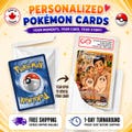 Personalized Pokemon Anniversary Card, Custom Photo Anime Wedding Card, Anniversary Gift, Gift for Him, Gift for Her, Custom Card for Couple