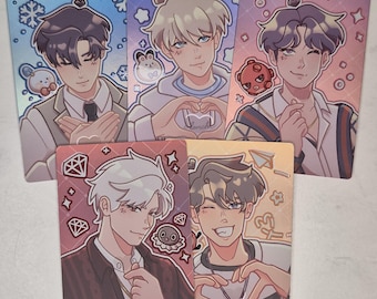 Fotocard LaDS Love and Deepspace Zayne Xavier Sylus Caleb Rafayel