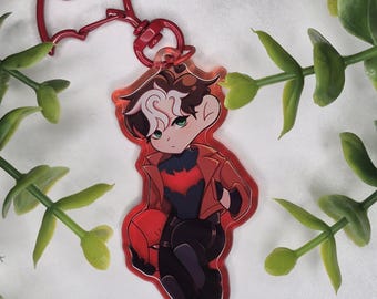 Portachiavi Batfam Batfam DC Comics Batgirls Nightwing Cappuccio Rosso Robins