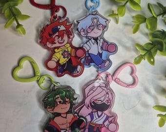 Sk8 the infinity portachiavi che si tengono per mano renga matcha blossom reki langa