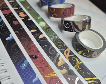 Nastro washi Batfamily Batfam Nightwing Cappuccio Rosso Red Robin Damian Wayne DC Comics