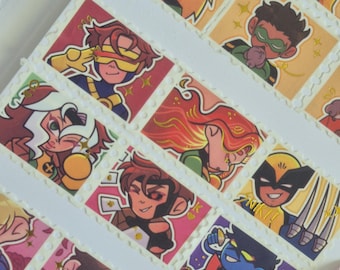 X Men Foil Stamp Washi Tape X-Men 97 Rivals Cyclops Jean Grey Phoenix Rogue Gambit Nightcrawler Wolverine Stickers