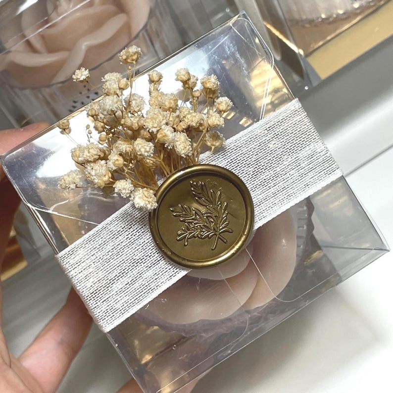 Personalized Rose Candle Wedding Favors for Guests, Bulk Engagement ...